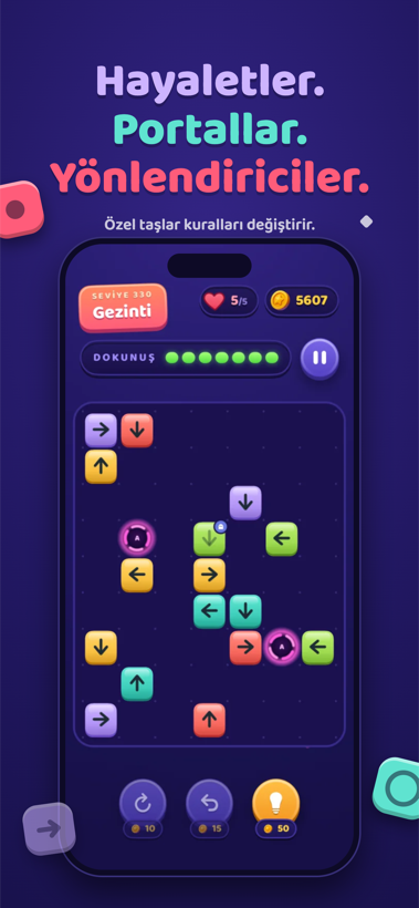 Arrow Domino — zincirleme reaksiyon